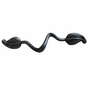 - SIX Hickory Hardware Pewter Leaf Cabinet Pulls! NEW!